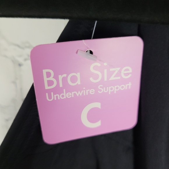 COCO RAVE | Gia underwire high neck cutout cleavage swim bathing suit bikini top - Picture 6 of 10